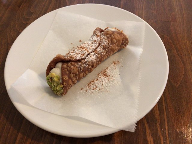 カンノーロの美味しさに感動 By Atyako 閉店 ラ クチーナ イタリアーナ ウエキ La Cucina Italiana ｕｅｋｉ 四ツ橋 イタリアン 食べログ