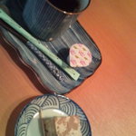 手打ちそば　極楽乃 - 食後。