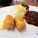 キッチンミルポワ - スペシャルランチ“カニクリームコロッケ、ハンバーグ”