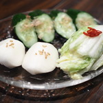 鳥みつ - 浅漬け盛り合わせ