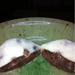 茂助だんご - 豆大福・断面