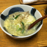 赤鬼 - お通しの鶏スープ