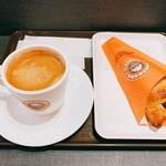 サンマルクカフェ - ブレンドコーヒー／チョコクロ