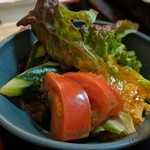 レストラン 大公 - サラダ（石焼すてーき定食）