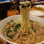 川菜館 - 麺は担担麺とは違う中華麺