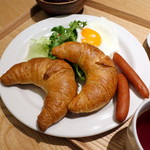 MUJI Diner - トーストセット500円、セット ルイボスティ200円