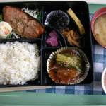 札幌市南区役所食堂 - 幕の内弁当　～茄子と豚バラの含め煮～　　