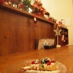 Cafe kozora  - クリスマスデザート 赤いタルト