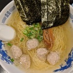 Shamoji - 軍鶏のつみれ塩ラーメン