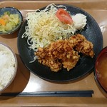 Torikara Ichiban - とりから定食（とりから４個）637円