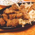 真心キッチンどらごんぼーる - 豚はらみ肉の鉄板焼き(^^)