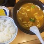 若旦那21 - ★単品ライス★200円、お漬物（沢庵２切れ）、★単品★カレーうどん780円♪