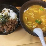 若旦那21 - ◆当店おすすめセット◆冷やし肉＋カレーうどん♪1510円♪