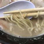 吉風  - 吉風 「鶏豚骨ラーメン」 麺