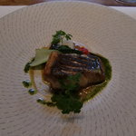 レストラン 蒼 - ランチ赤。魚メイン料理