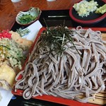 本格手打ち蕎麦・うどん 芭蕉苑 - 天ざる