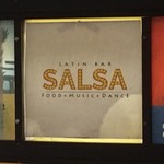 Latin Bar SALSA - 入口の看板