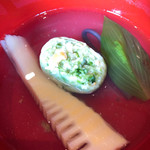 白金台こばやし - 青柳真薯＆白子筍