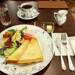 Tsubakiya Kafe Minatomirai Kurosupathio - モーニングセット