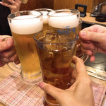 もんじゃ焼 お好み焼 七福 - 乾杯！