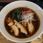 めんちゃや - 濃厚醤油ラーメン　¥800