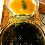 すろまい - ランチのスープとデザート