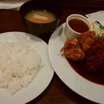 グリルらんぷ亭 - 日替わり定食８５０円（税込み）