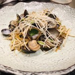 時分時 - アサリとモヤシの塩焼きそば