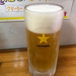 Nagomitei - 生ビール 550円。