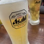 ラーメン魁力屋 - 生ビール