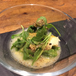 ドノスティア - えぞあわびとリコッタ入りトルテッリ