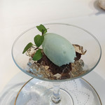 海鮮名菜　香宮 - チョコレートブラウニーミントのアイス