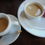 バルベッタ - ほうじ茶のパンナコッタとエスプレッソ