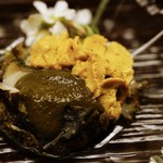 道人 - 鮑のボリューム。淡路のムラサキウニ。