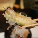 とんかつ マンジェ - 漬物に泉州の茄子が登場♪
      もちろんマンジェ自家製ですよ！
      マンジェで季節を感じるのは漬物だと仰ってました♪