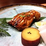 紀のん - 太刀魚の山椒焼き、ゆず大根、九十密煮