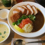 ブラウンオニオンカレーファクトリー - ・「ロースカツカレー(\1380)」