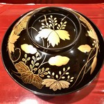 銀座 しのはら - 伊勢海老のひろうすと小蕪のお椀