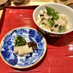 銀座 しのはら - 山菜ご飯