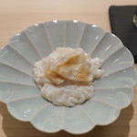 鮨 なんば - ふぐ白子、酢飯リゾット