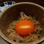 木山 - ちりめん山椒卵ご飯