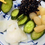 三河屋食堂 - お新香盛合せ
