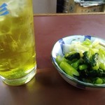 やきとり次郎 - 緑茶ハイ＆新香マスト！