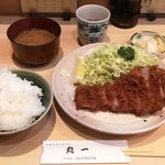 丸一 - ロースかつ定食・ランチ(1200円)