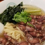 麺屋 六感堂 - イカ三昧（イカ干し清湯）しお