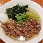 麺屋 六感堂 - イカ三昧（イカ干し清湯）しお