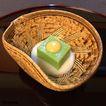 御料理 寺沢 - うすい豆豆腐に白子の裏漉し