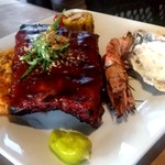 CORE BBQ GARDEN & BAR - 【2019.4.14(日)】コアセットのベイビーバックリブ、大エビBBQ、大粒カキBBQ