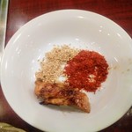 高麗館 - 途中でもらった唐辛子もGood