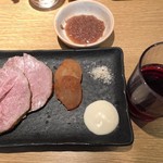 麺屋一燈 - ローストビーフ＋赤ワイン